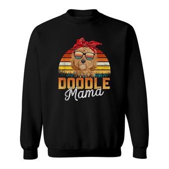 Doodle Mama Best Goldendoodle Mom Ever Mothers Day Dog Mom Sweatshirt - Seseable