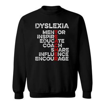 Dyslexia Teacher Therapist Educate Dyslexic Therapy Sweatshirt - Seseable