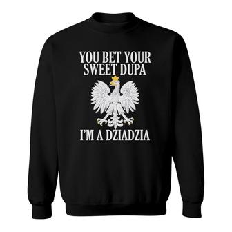 Dziadzia Polish Grandfather Grandpa Fathers Day Gift Sweatshirt - Seseable