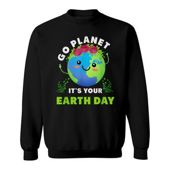 Earth Day 2022 Restore Earth Nature Planet Cute Earth Day Sweatshirt - Seseable