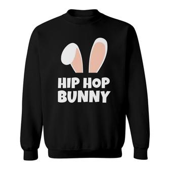Easter Bunny Funny Pun Cute Hip Hop Bunny Sweatshirt - Thegiftio UK