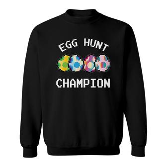 Easter For Kids Egg Hunt Champion Gamer Boys Tee Sweatshirt - Monsterry