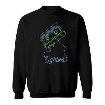 Eighties Cassette Tape 80S 90S Styles Retro Vintage Sweatshirt - Seseable