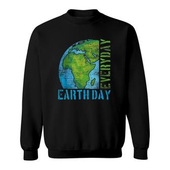 Everyday Earth Day Vintage Gift Sweatshirt | Mazezy