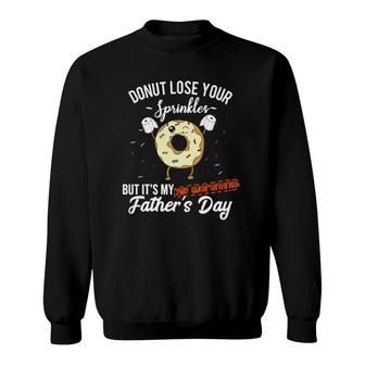 Fathers Day 2021 2Nd Quarantine Funny Donut Dad Quote Meme Sweatshirt - Seseable