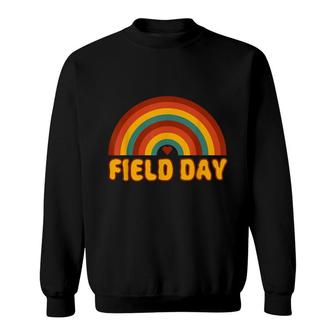 Field Day Orange Field Day Games Adults Teachers Kids Sweatshirt - Seseable