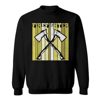 Firefighter Yellow Meaningful Great Gift For Firefighter Sweatshirt - Seseable