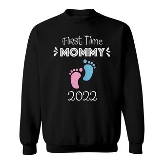 First Time Mommy 2022 Funny New Mom Promoted To Mommy 2022 Sweatshirt - Seseable