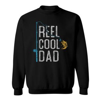 Fishing Reel Cool Dad Father’S Day Gift For Fisherman Dad Sweatshirt - Seseable