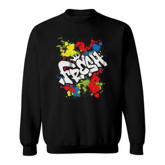 Fresh 80S 90S Hip Hop Old School Rap Urban Slang Sweatshirt