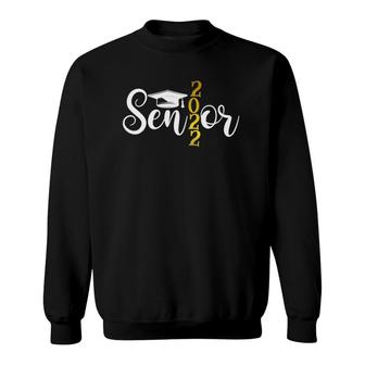 Fun Senior 2022 Graduation Cap Tassel Graduating Class Sweatshirt | Mazezy