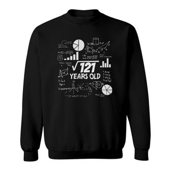 Funny 11 Years Old Pi Math Square Root Of 121 11Th Birthday Sweatshirt - Seseable