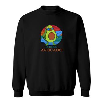 Funny Avocado Vintage Great Avocado Sweatshirt - Seseable