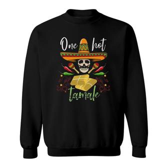 Funny Cinco De Mayo Hot Tamale Mexican Food Gift Sweatshirt - Seseable