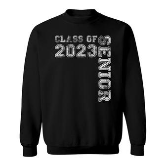 Funny Class Of 2023 Senior Grow With Me Kid Student Boy Girl  Sweatshirt