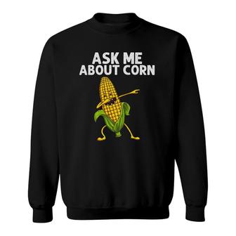 Funny Corn Gift For Men Women Corn On The Cob Costume Farmer Sweatshirt - Seseable