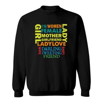 Funny International Womens Day Sweatshirt | Mazezy