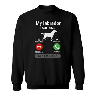 Funny Labrador Dog Golden Retriever Lovers Gift Sweatshirt - Seseable