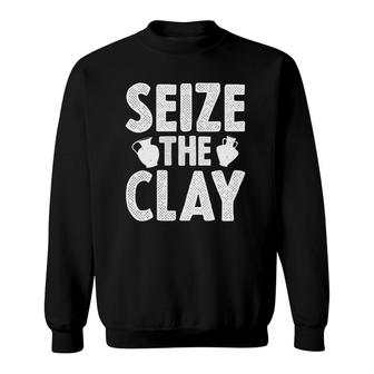 Funny Pottery Gift For Men Women Cool Ceramic Clay Pottery Sweatshirt | Mazezy