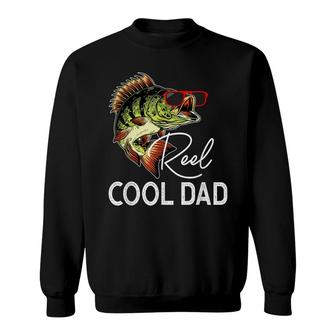 Funny Reel Cool Dad Love Fishing Sweatshirt - Seseable