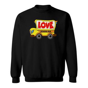 Funny School Bus Driver Design School Bus Superhero Gifts Sweatshirt - Seseable