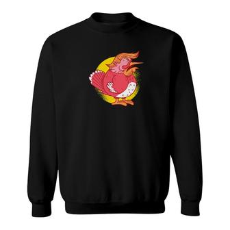 Funny Trump Turkey Thanksgiving Graphic Gif Sweatshirt - Monsterry CA