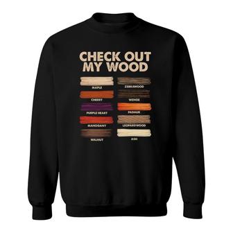 Funny Woodworking Design For Men Dad Woodwork Wood Carpentry Sweatshirt - Thegiftio UK