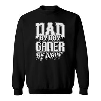 Gamer Dad Fathers Day Video Computer Games Gift Idea Sweatshirt - Seseable