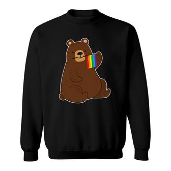Gay Pride Lgbt Pride Month Bear Sweatshirt - Seseable