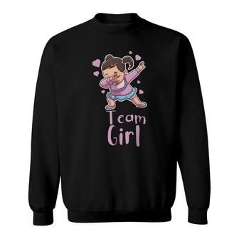 Gender Reveal Team Girl Baby Party Sweatshirt - Seseable