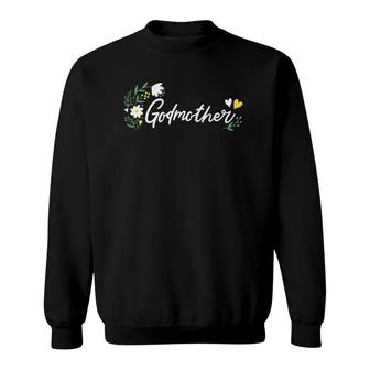 Godmother Women Cute Mothers Day Sweatshirt - Thegiftio