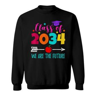 Graduation 2034 Preschool Grow With Me Class Of 2034 Sweatshirt - Seseable