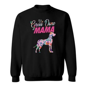 Great Dane Mom Mama Grandma Dog Lover I Great Dane Sweatshirt - Seseable