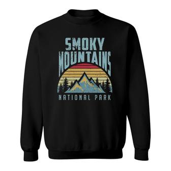 Great Smoky Mountains National Park Tennessee Retro Sweatshirt | Mazezy