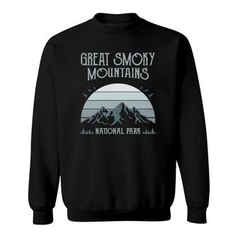 Great Smoky Mountains Vintage National Park Gift Sweatshirt - Seseable