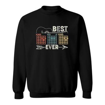 Guitarist Chords Best Dad Ever Sweatshirt - Seseable