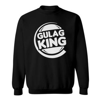 Gulag King Funny Joke Duty Call Warzone Video Game Parody Sweatshirt - Seseable