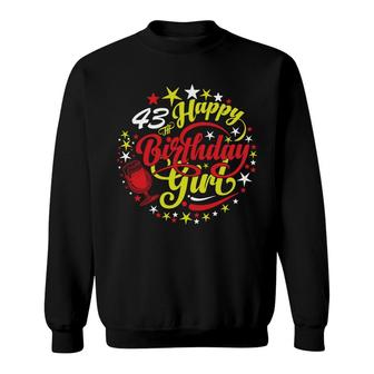 Happy 43Th Birthday Girl 43Th Birthday 1979 Sweatshirt - Seseable