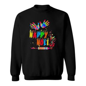 Happy Holi Festival India Hindu Spring 2022 Gift Sweatshirt | Mazezy