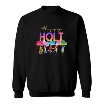 Happy Holi Festival Of Colors Version Sweatshirt | Mazezy