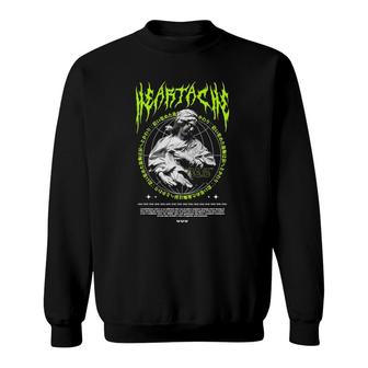Heartache Lovesickness Greek - Sad Aesthetic Edgy Streetwear Sweatshirt - Seseable