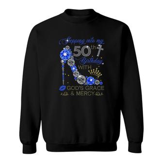 Heels 50Th Birthday Squad Stepping Into 50 Years Old Sweatshirt - Seseable