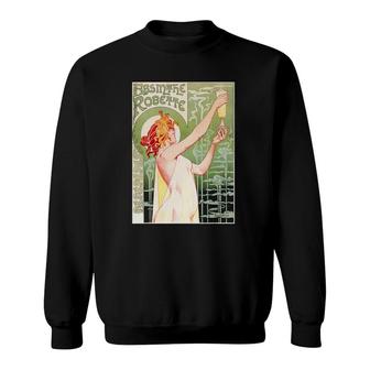 Henri Privat Livemont Absinthe Robette Poster Sweatshirt | Mazezy