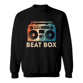 Hip Hop Beat Box Music Lovers Mixtape 80S 90S Retro Style Sweatshirt - Seseable