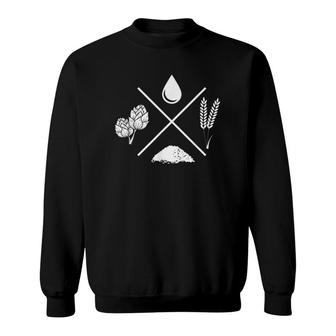 Home Brewing Form Men Women Brewer Craft Beer Lover Brewing Sweatshirt - Seseable