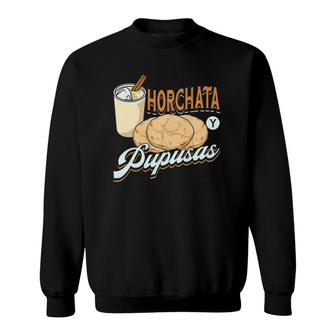 Horchata Pupusas Gift For Salvadorean Sweatshirt | Mazezy