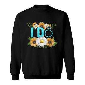 I Do Crew Matching Bridesmaid Bachelorette Bride Wedding Her Sweatshirt - Seseable