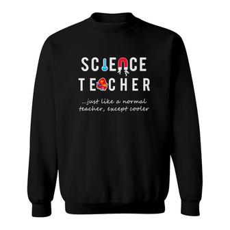 I Heart Love Science And Biology Teacher Sweatshirt - Thegiftio UK
