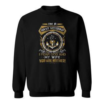Im A Navy Veteran Sweatshirt - Thegiftio UK