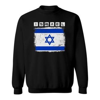 Israel Flag Star Of David Israel Sweatshirt - Thegiftio UK